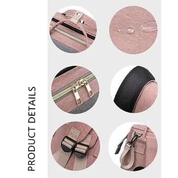 Diaper Bag Backpack with Changing Station for Modern Parents