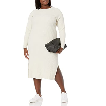 Versatile Staple Renata Rib Midi Dress for Women