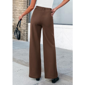 PRETTYGARDEN Women's Chic Wide Leg Dress Pants - Stylish & Comfy