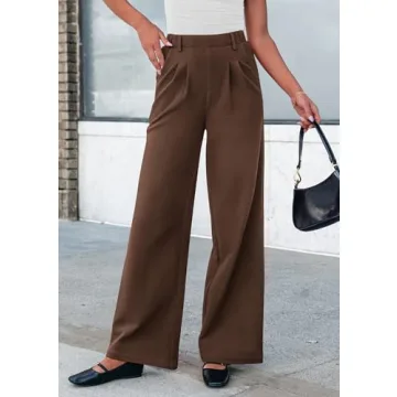PRETTYGARDEN Women's Chic Wide Leg Dress Pants - Stylish & Comfy
