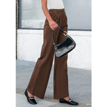PRETTYGARDEN Women's Chic Wide Leg Dress Pants - Stylish & Comfy