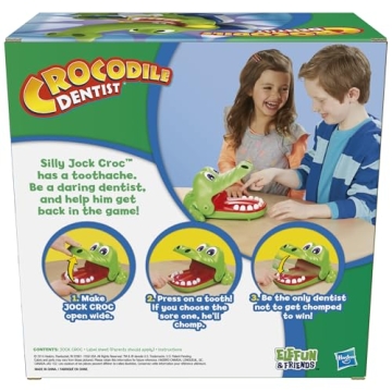 Hasbro Crocodile Dentist Game for Kids - Fun Family Play