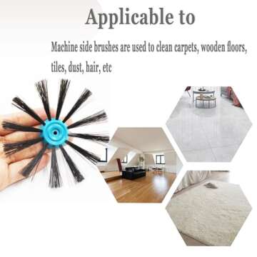 1624772 Edge Brushes Replacement for Bissell SpinWave Wet & Dry Robotic Vacuum, 2 Pack, 2859J, 28599, 3115, 28597,2859W,2859T, 28596,2859Z