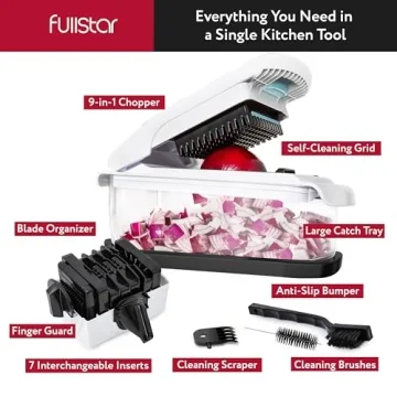 Fullstar Vegetable Chopper - 9 in 1 Efficient Meal Prep Tool