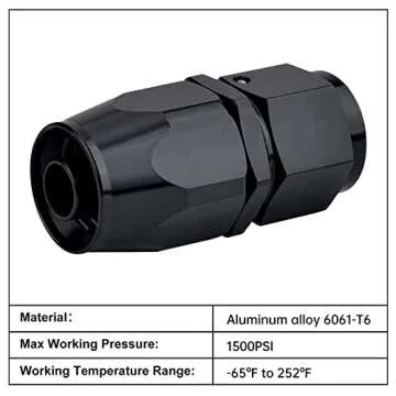 High-Quality EVIL ENERGY 8AN Hose End Fittings for Cars