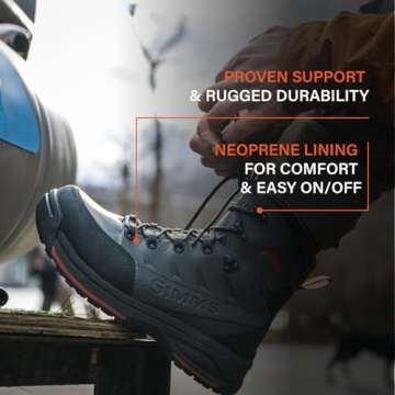 Simms Freestone Wading Boots - Durable Fishing Footwear