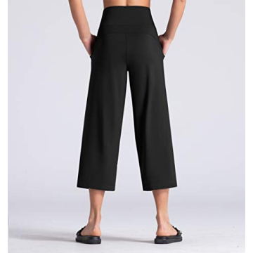 Stylish Bootleg Yoga Capris with Tummy Control for Women