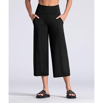Stylish Bootleg Yoga Capris with Tummy Control for Women
