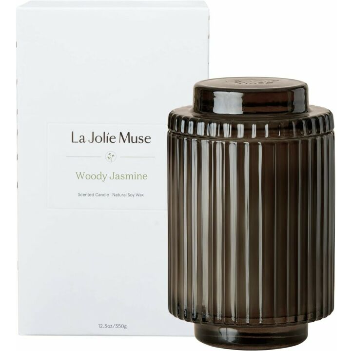 Woody Jasmine Luxury Scented Candle - 80 Hr Burn