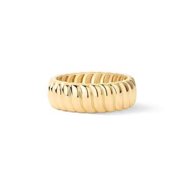 PAVOI 14K Gold Plated Chunky Statement Ring for Women