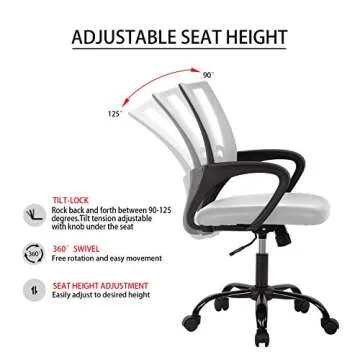 Ergonomic HCB Office Chair - Stylish Desk Solution