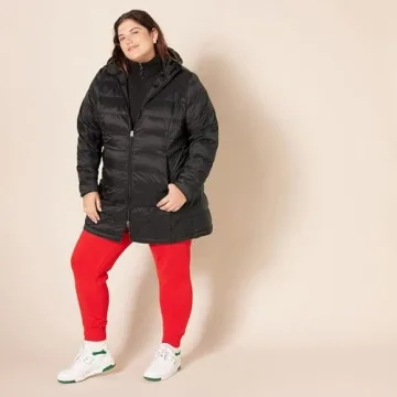 Amazon Essentials Women's Lightweight Hooded Puffer Coat