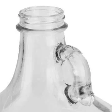 1 Gallon Glass Fermenting Jug with Handle and Lid