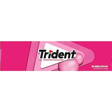 Trident Sugar Free Bubblegum Gum 12 Packs 168 Pieces