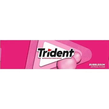 Trident Sugar Free Bubblegum Gum 12 Packs 168 Pieces