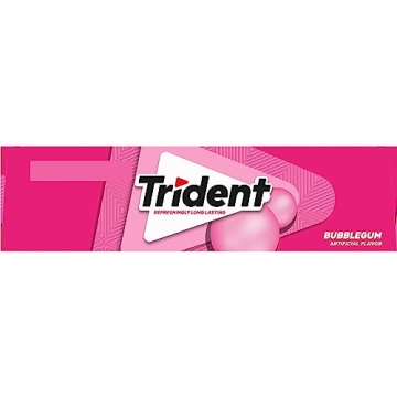 Trident Sugar Free Bubblegum Gum 12 Packs 168 Pieces