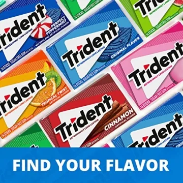 Trident Sugar Free Bubblegum Gum 12 Packs 168 Pieces
