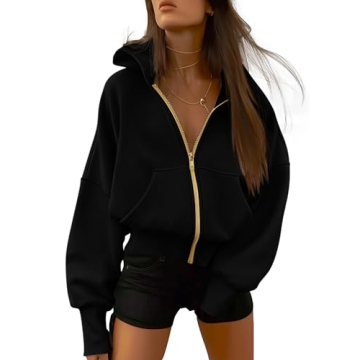 BTFBM Womens Zip Up Hoodies Long Sleeve Fashion Sweatshirt Fleece Y2K Hooded Jacket 2024 Trendy Fall...