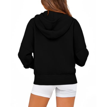 BTFBM Women's Zip Up Hoodies Cozy Fleece Jacket