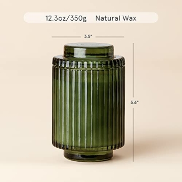 Fraser Fir Scented Candle Natural Wax 80H Burn Holiday Gift