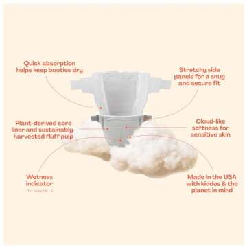 Hello Bello Premium Diapers, Size Newborn (NB, Up to 10 lbs) Surprise Pack for Boys, 128 Count, Hypo...