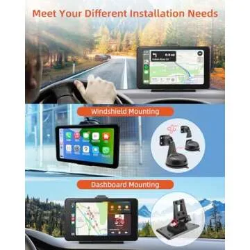 Cogamichi 7-Inch CarPlay & Android Auto with Backup Camera