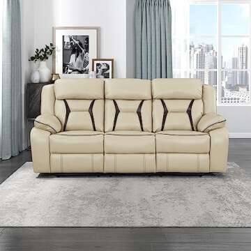 Lexicon Recliner Sofa, Wall Hugger Recliners, Home Theater Seating, Manual Double Recliner, Couches ...