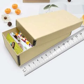 Lineco Photo Card Box for Secure Photo Storage