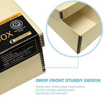 Lineco Photo Card Box for Secure Photo Storage