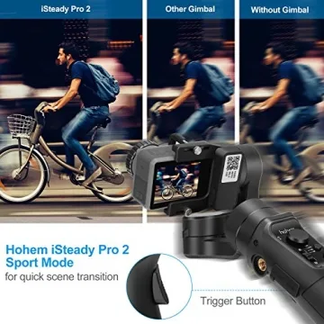 Hohem 3-Axis Gimbal Stabilizer for Action Cameras
