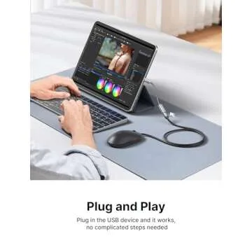 JSAUX USB C to USB 3.0 Adapter - Fast, Durable, Dual Pack