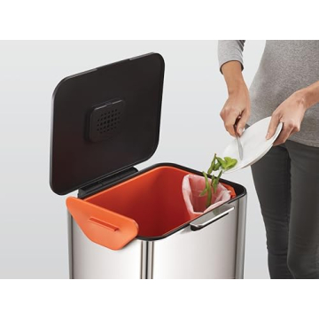 Joseph Joseph Totem Max 60L Stylish Waste Trash Can
