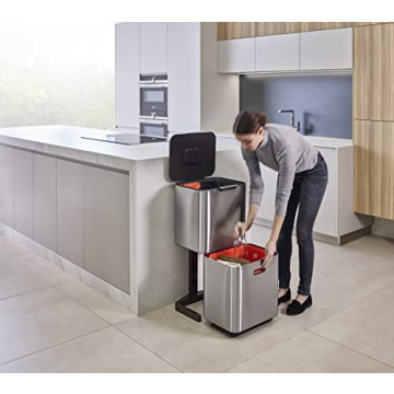 Joseph Joseph Totem Max 60L Stylish Waste Trash Can