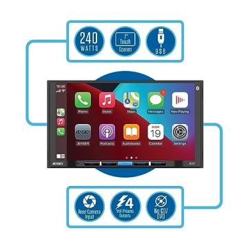 JENSEN J1CA7 7-inch Car Stereo with Apple CarPlay