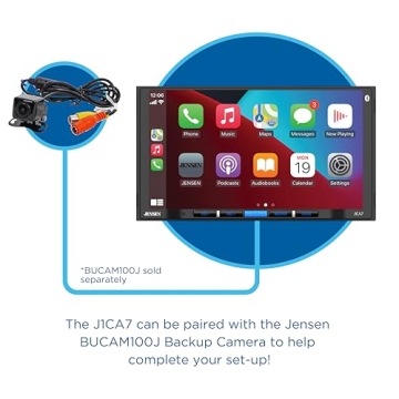 JENSEN J1CA7 7-inch Car Stereo with Apple CarPlay
