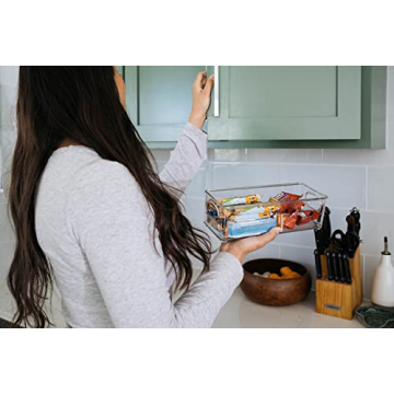 CLEARSPACE Stackable Food Storage Bins for Organization