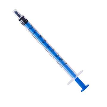 12 Pack - 1ml Plastic Syringe with Measurement, No Needle Suitable for Refilling and Measuring Liqui...