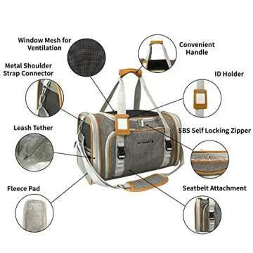 Mr. Peanut's Double Expandable Airline Pet Carrier
