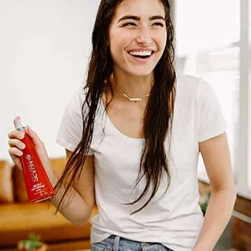 SEVEN Haircare RINZU Heat Defense Hair Spray, Heat Protection Spray for Hair with Castor Oil, Pro Vitamin B5, Shields Up to 450°F, Reduces Frizz, Adds Shine & Enhances Volume, Made in USA, 8 oz