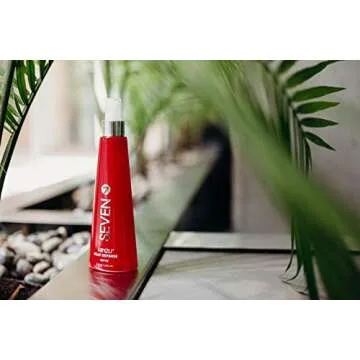 SEVEN Haircare RINZU Heat Defense Hair Spray, Heat Protection Spray for Hair with Castor Oil, Pro Vitamin B5, Shields Up to 450°F, Reduces Frizz, Adds Shine & Enhances Volume, Made in USA, 8 oz