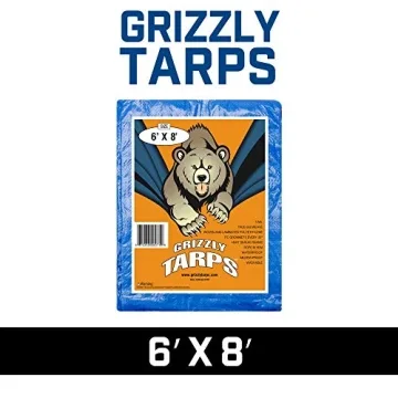 Heavy Duty 6' x 8' Grizzly Tarp Waterproof Protection
