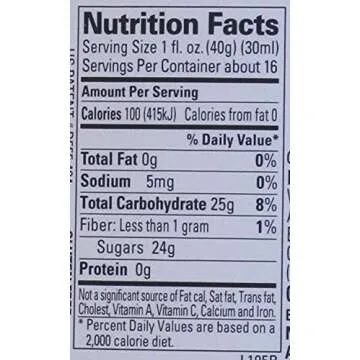 Peach Reàl, Peach Puree Infused Syrup, 16.9 FL OZ Squeezable Bottle (Pack of 1)