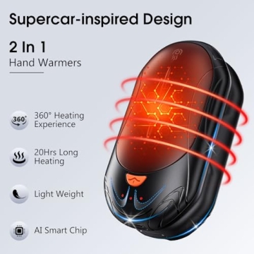 Rechargeable Hand Warmers 20 Hours Dual-Pack - OUTJUT