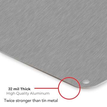 HYBLOM Vintage Color-Mixing Chart Metal Tin Sign - Classroom Watercolor Painting necessity Poster, Art Gallery, Home Decor, and Painting Lovers 8x12 Inches