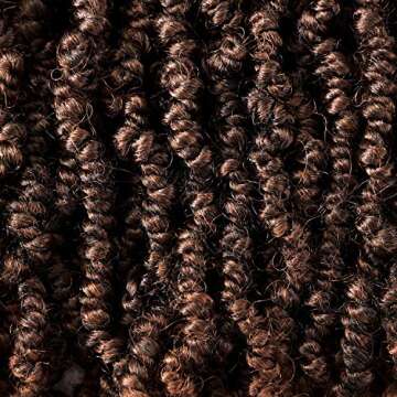 3 Packs Ombre Pre-twisted Crochet Braids 10 inch Hair