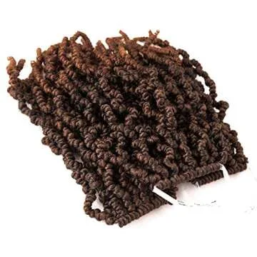 3 Packs Ombre Pre-twisted Crochet Braids 10 inch Hair