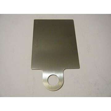 Davis Inspection Sticker Plate - Premium Brushed Stainless Steel