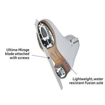 Jackson Elle Womens/Girls Figure Ice Skates - Womens Size - 7, Width - R White