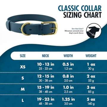 Tuff Pupper Classic Heavy Duty Dog Collar | 10x Stronger Than Leather | 100% Waterproof & Odor Proof...