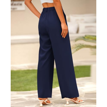 BTFBM High Waist Casual Wide Leg Pants for Women